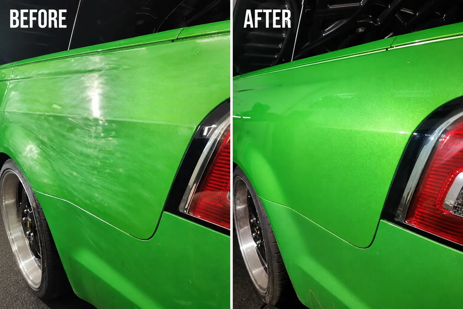 Paint correction Gold Coast – swirl mark and scratch removal on vehicle